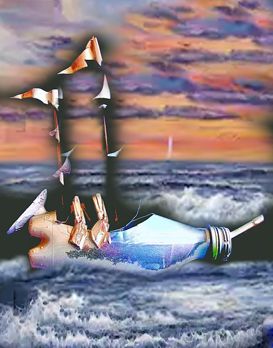 GALLEONS AT SEA (pt.1) by Alex Nodopaka